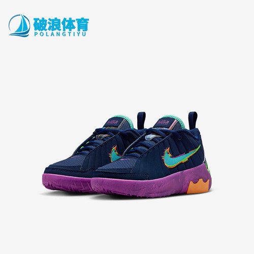 Nike/耐克正品LeBron Witness 9小童透气减震篮球鞋HV2268-400