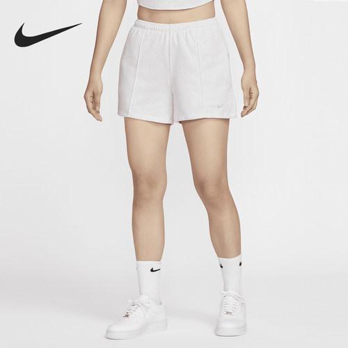 Nike/耐克正品秋季新款女士中腰法式毛圈休闲短裤HF6941-051