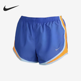 Nike耐克女性拼色运动休闲松紧中腰轻便舒适短裤455704-530