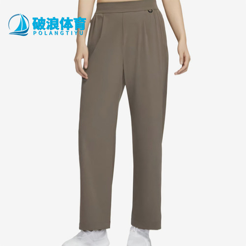 Nike/耐克正品2025新款女士经典阔腿透气梭织运动长裤HQ0236-004