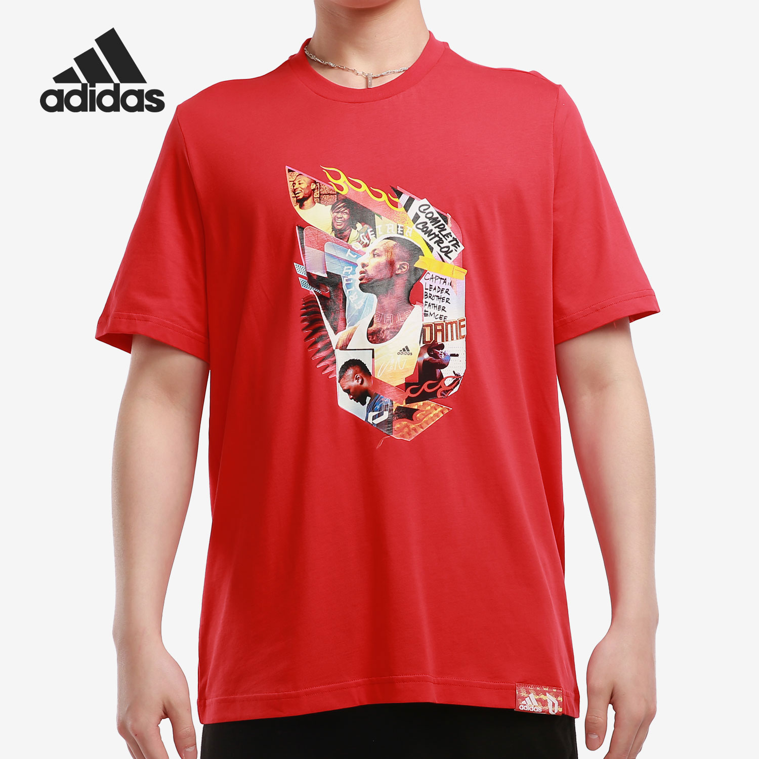 Adidas/阿迪达斯正品年新款男子夏季短袖运动休闲T恤 GN9000