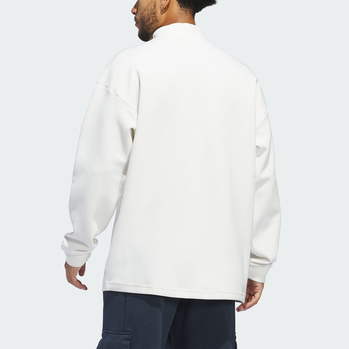 Adidas/阿迪达斯官方正品三叶草男女款半高领运动休闲卫衣IY7377