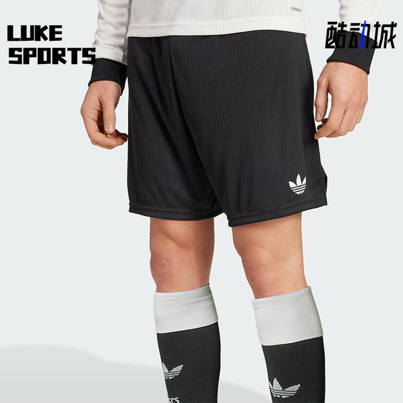Adidas/阿迪达斯正品2025夏季三叶草男士经典足球运动短裤JY1321