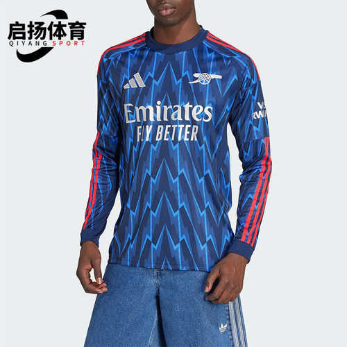 Adidas/阿迪达斯正品ARSENAL 25/26男士运动足球长袖球衣JI9525