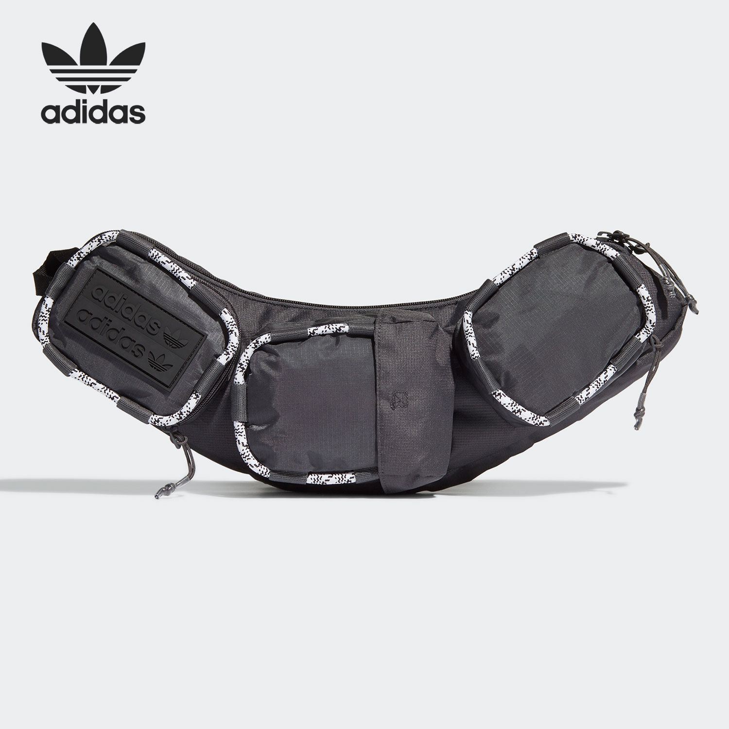 Adidas/阿迪达斯正品三叶草当季新款男女运动休闲腰包挎包 GN2311