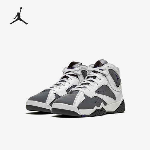 Nike耐克正品Air Jordan 7大童2021版高帮运动篮球鞋DJ2777-100