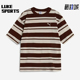 彪马正品 633854 2025春夏新款 宽松条纹圆领短袖 男女同款 Puma
