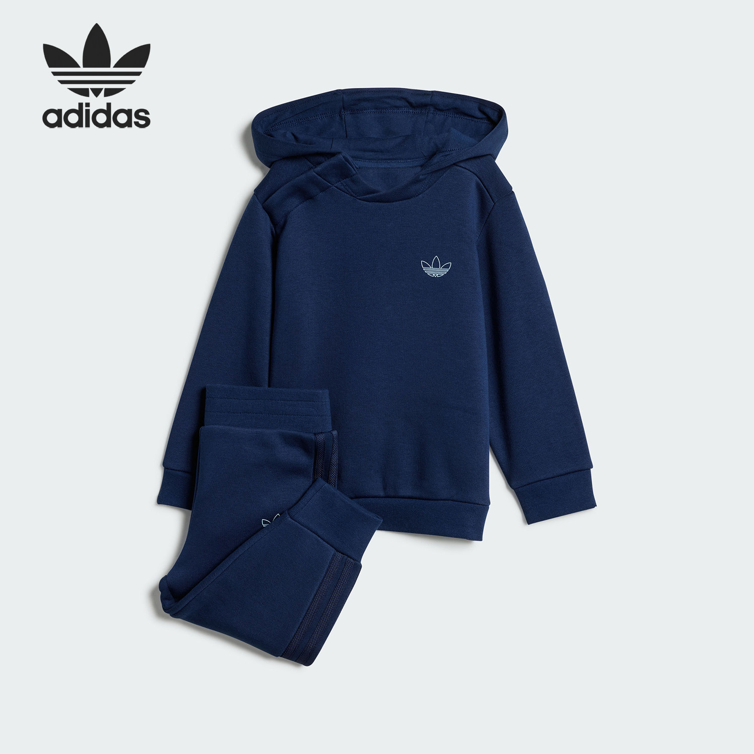 Adidas/阿迪达斯正品三叶草婴童运动宽松休闲连帽套装IZ4552,童装/婴儿装/亲子装,套装,淘宝优惠券,粉丝福利购,淘宝优惠卷