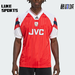 Adidas/阿迪达斯正品阿森纳男士复古足球运动透气短袖T恤KE3906