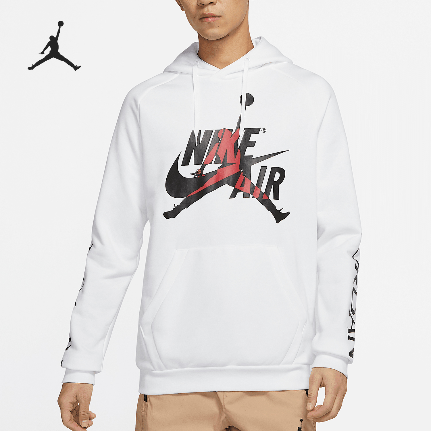 Nike/耐克正品JORDAN 男士针织连帽运动卫衣套头衫DH9505-101