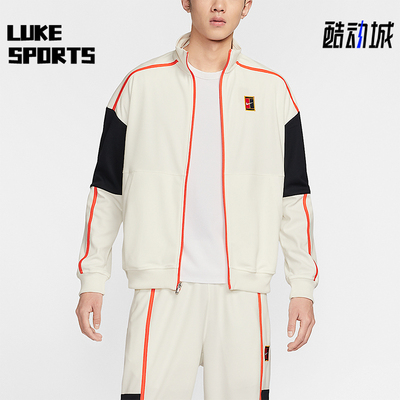 Nike/耐克正品2026男士复古立领薄绒运动网球夹克外套FZ6926-133