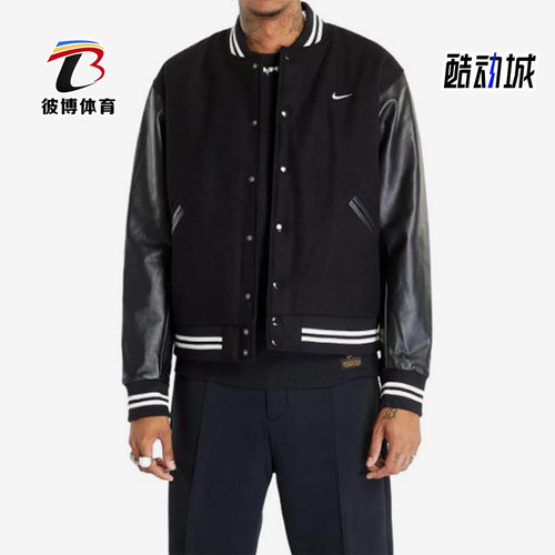 Nike/耐克正品Varsity Jacket男女单排扣经典夹克外套FD7845-010