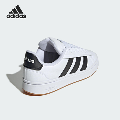 Adidas/阿迪达斯官方正品当季款男女皮革轻便网球板鞋JQ2996