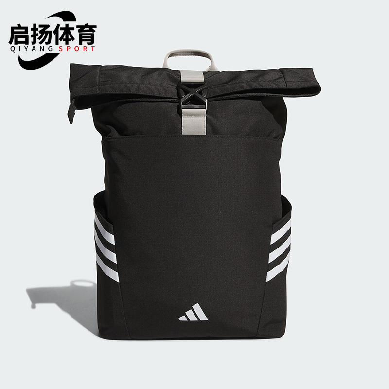 Adidas/阿迪达斯正品ROLL TOP BP男女大容量经典运动双肩包KC0270