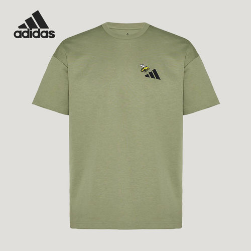 Adidas/阿迪达斯官方正品夏季款男女运动宽松透气短袖T恤KG3847