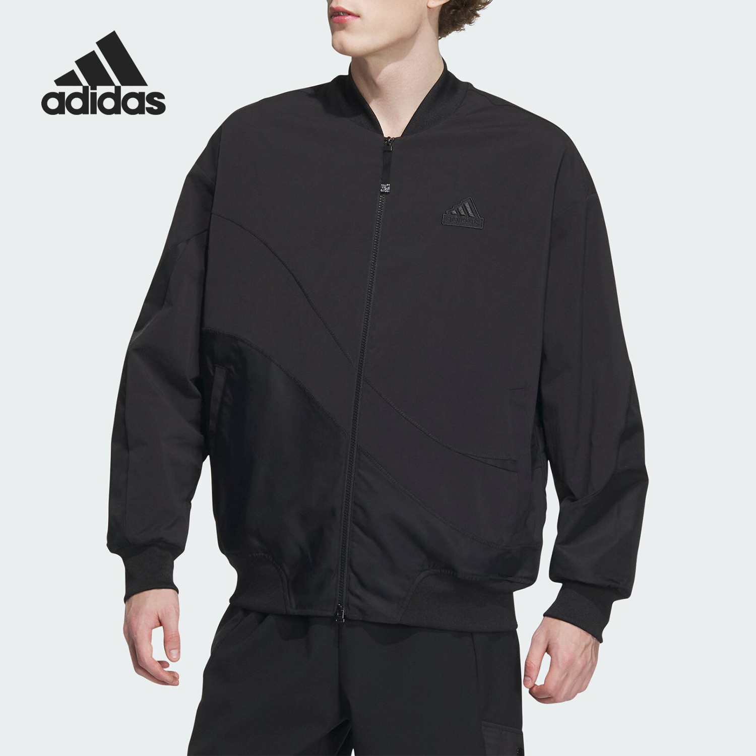Adidas/阿迪达斯男士运动时尚宽松夹克外套IZ1613