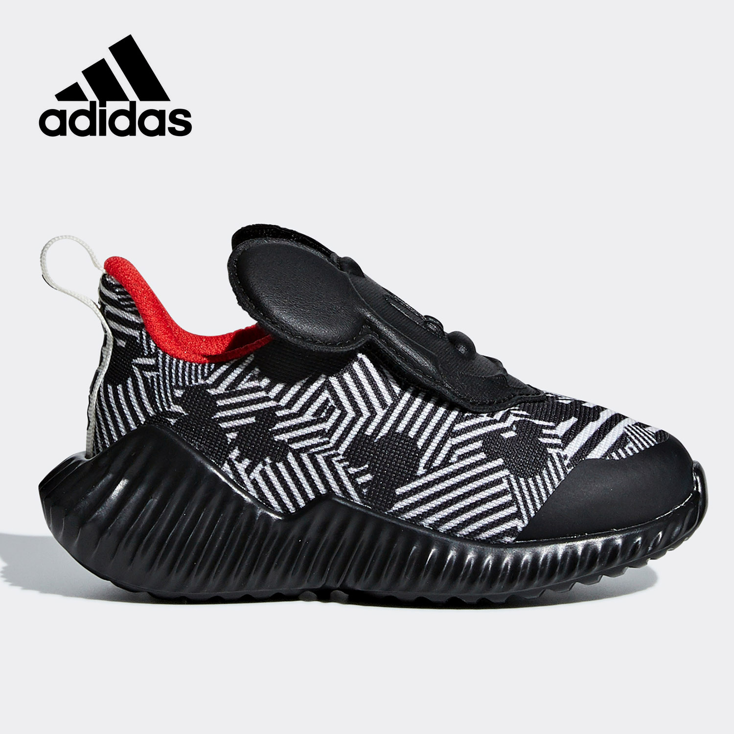 Adidas/阿迪达斯官方正品小童宝宝一脚蹬软底缓震运动童鞋 D96916