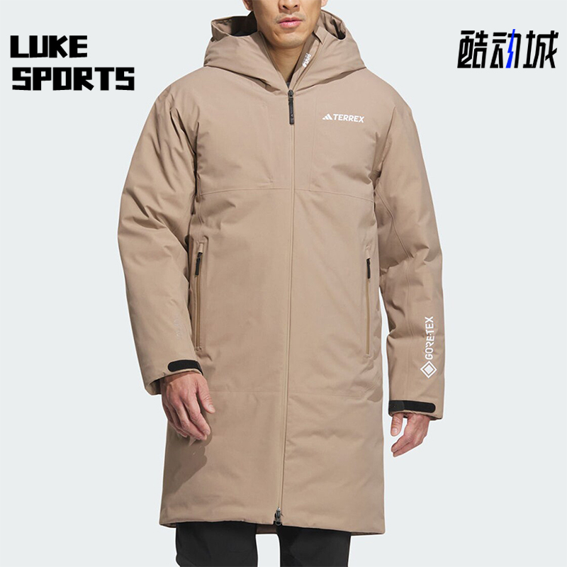 阿迪达斯男士防水透湿鹅绒服