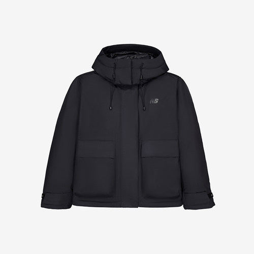New Balance/NB正品冬季新款女子户外运动连帽羽绒服AWJ44316-BK