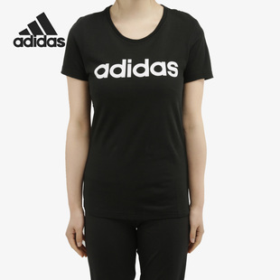 新款 Adidas 2020春季 T恤FP7868 阿迪达斯正品 女子运动圆领休闲短袖