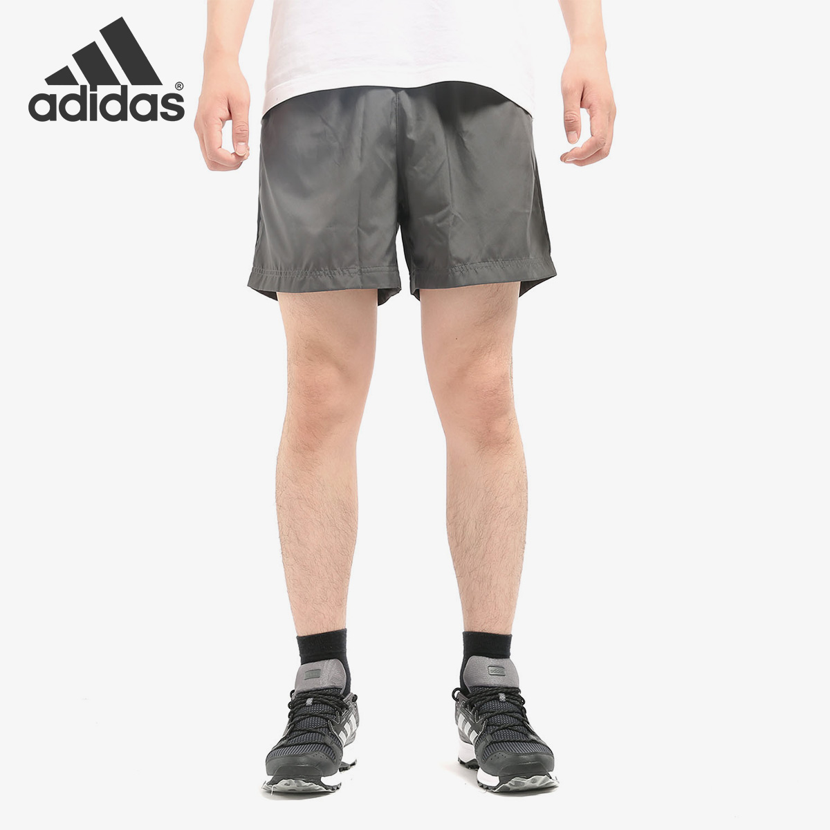Adidas/阿迪达斯官方正品男子高腰梭织训练跑步运动短裤 DT4817