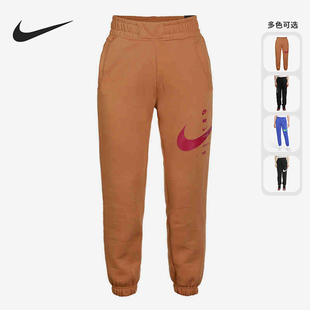 Nike/耐克正品新款女子运动休闲宽松加绒收腿长裤 DC0655-010
