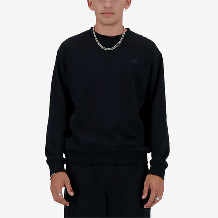 New Balance/NB正品运动男女同款经典休闲卫衣套头衫MT41506-BK