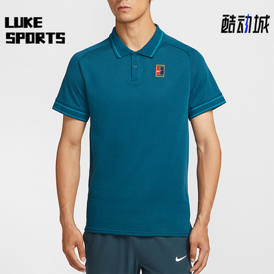 Nike/耐克正品Court Heritage男士透气翻领短袖POLO衫FQ2102-415