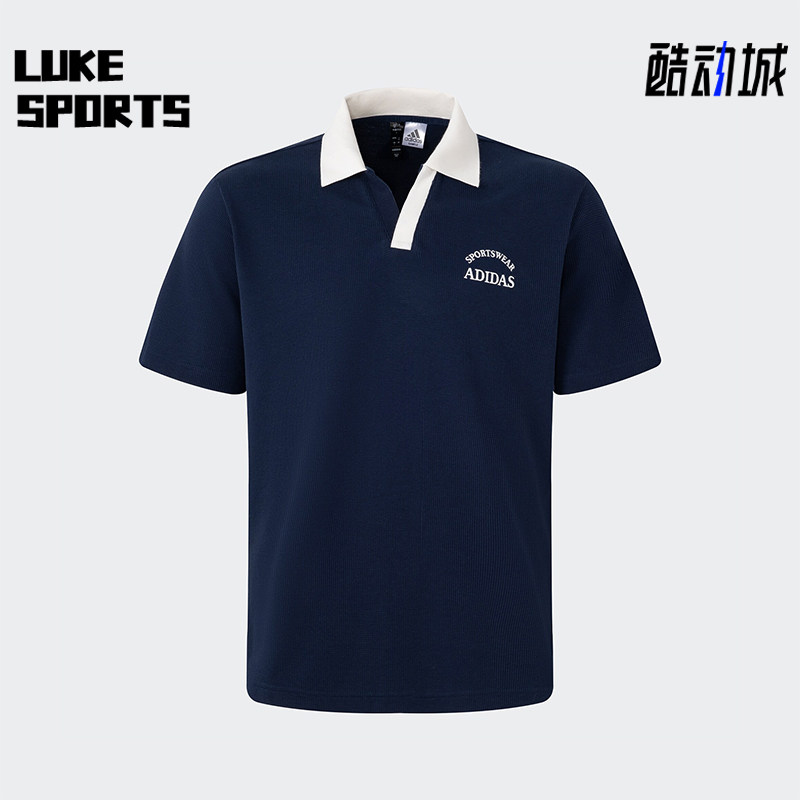 Adidas/阿迪达斯正品M VERBIAGE男士短袖翻领POLO衫JD0331