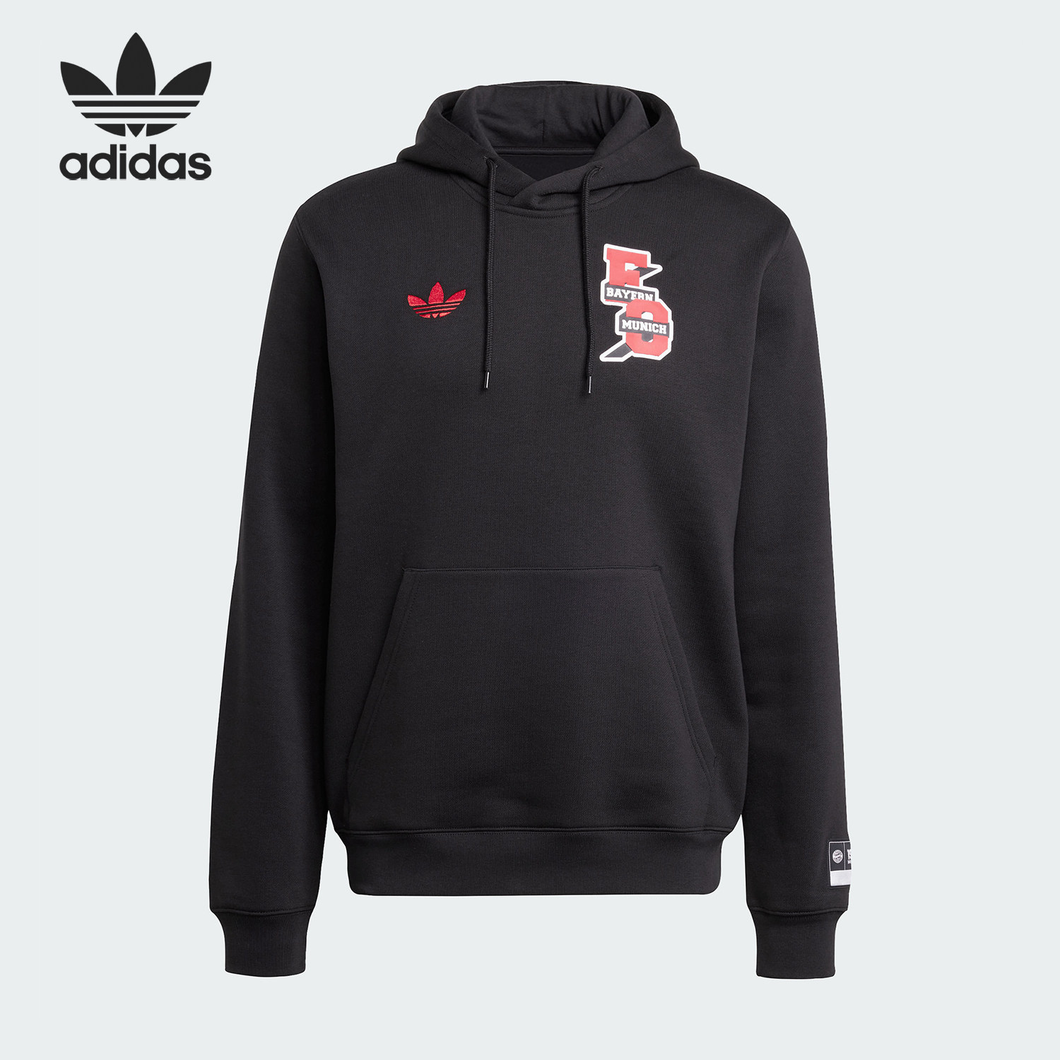 Adidas/阿迪达斯正品三叶草男士印花休闲户外耐穿卫衣JM8646