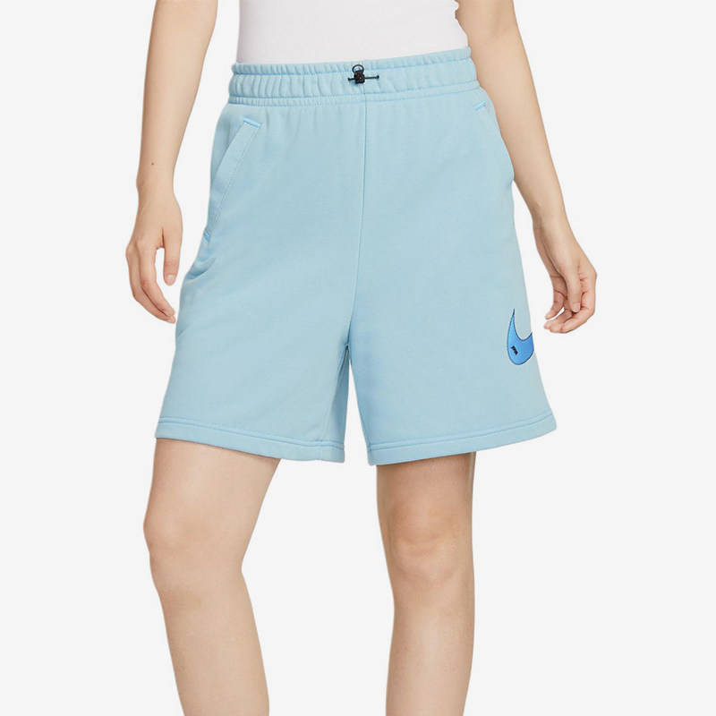 Nike/耐克正品女子运动针织透气休闲经典透气五分短裤DM6750-494图片