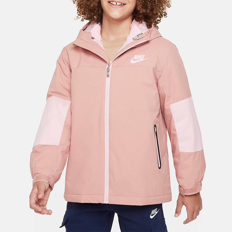 耐克大童拼接保暖户外休闲外套