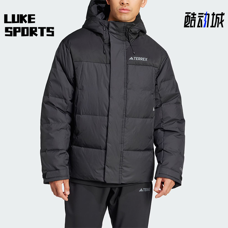 阿迪达斯男士保暖耐穿羽绒服