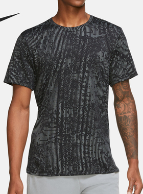 Nike/耐克正品秋季新款男士透气跑步训练运动短袖CJ4635-010