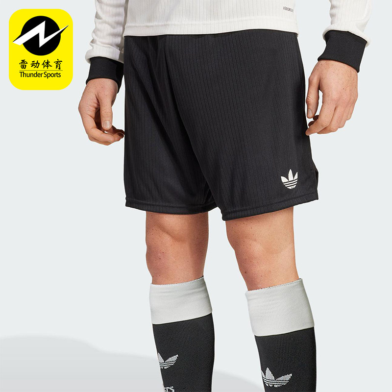 Adidas/阿迪达斯正品2025夏季三叶草男士经典足球运动短裤JY1321
