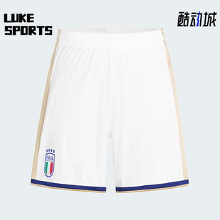 训练足球运动透气短裤 Adidas 26男士 ITALY JL6941 阿迪达斯正品