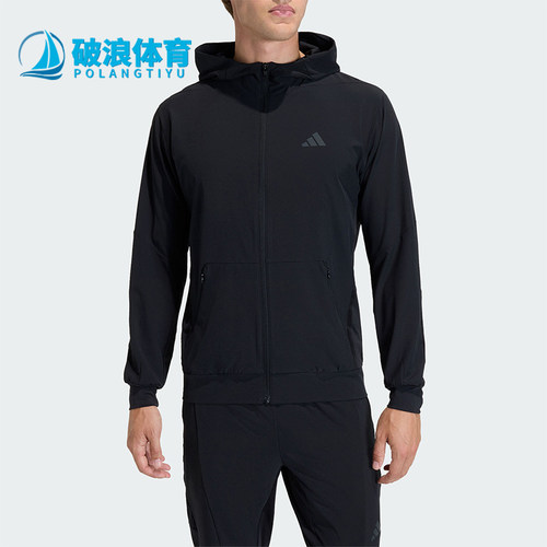 Adidas/阿迪达斯正品春秋男士休闲训练运动连帽夹克外套KA4821