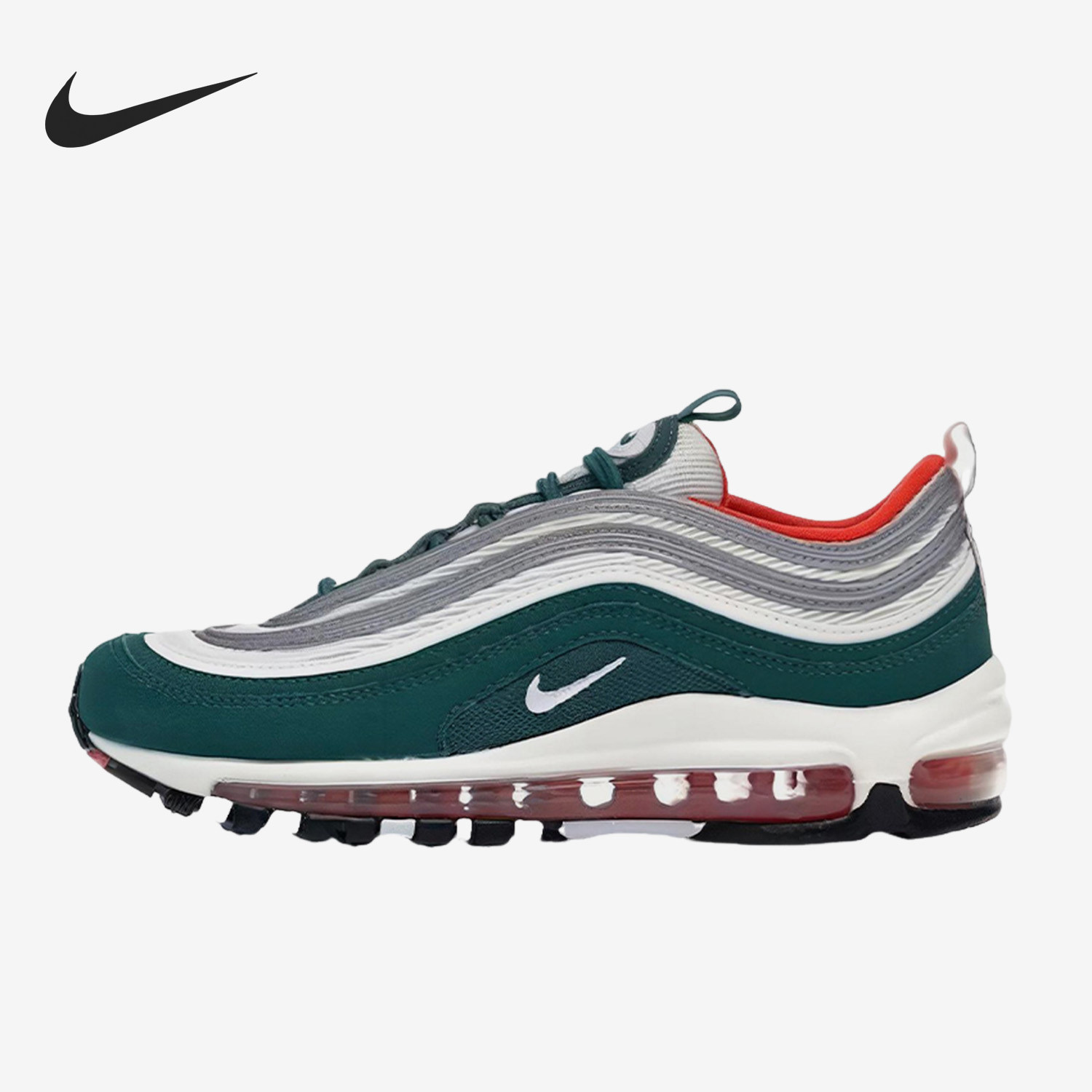 Nike耐克正品Air Max 97 GS童低帮运动透气舒适休闲鞋921522-300