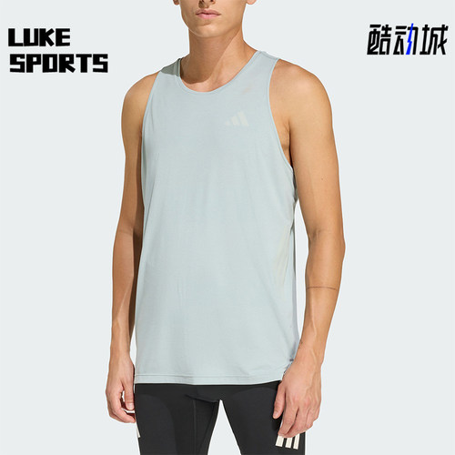 Adidas/阿迪达斯正品夏季款男士轻盈透气跑步运动无袖背心JZ7729