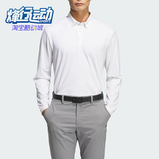 POLO衫 Adidas 透气套头翻领运动长袖 2025男士 JM7115 阿迪达斯正品