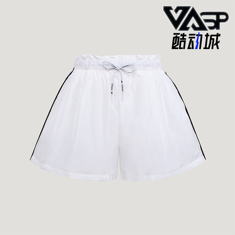 Adidas/阿迪达斯正品女士足球梭织经典宽松运动休闲短裤LD2952