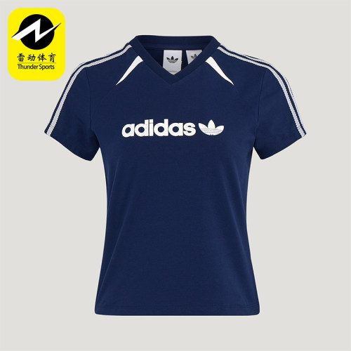 Adidas/阿迪达斯正品三叶草BLKTWT-SHIRT新款女经典短袖T恤KU4762