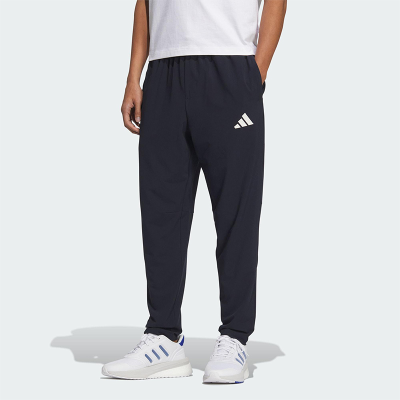 Adidas/阿迪达斯正品CLIMACOOL男士休闲梭织运动小脚长裤JZ2340