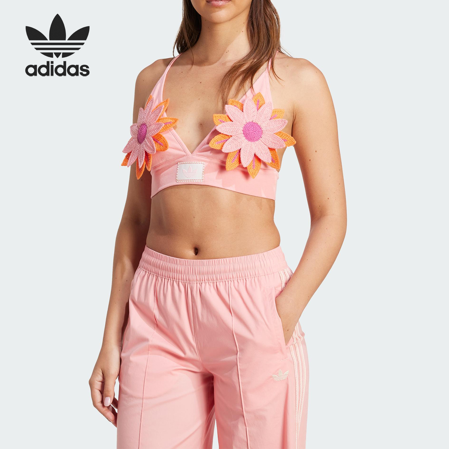 Adidas/阿迪达斯官方正品三叶草女士时尚经典修身潮流内衣KC0761