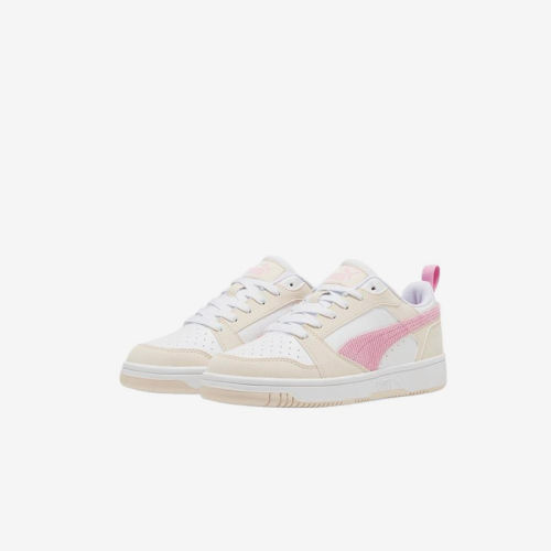 Puma彪马正品Rebound v6 LO大童休闲低帮系带圆头板鞋398722-01