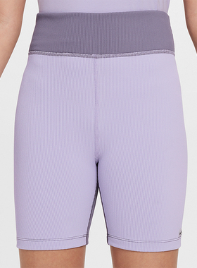 Nike/耐克正品Dri-FIT大童休闲修身中腰运动针织短裤FV0204-515