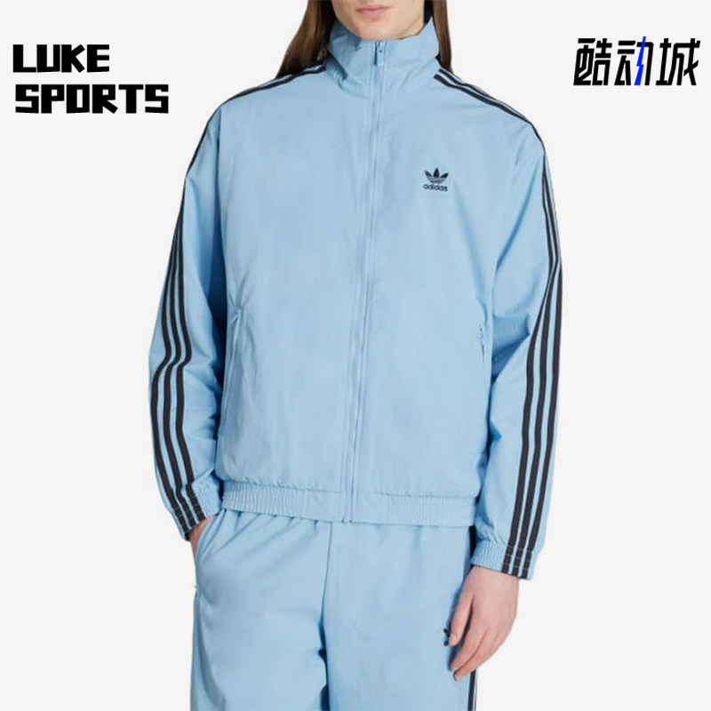 Adidas/阿迪达斯正品三叶草男士宽松立领时尚运动外套JY1331 - 实物图