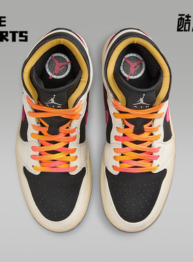 Nike/耐克正品JORDAN女士日常高帮系带耐磨休闲运动鞋IB7007-107