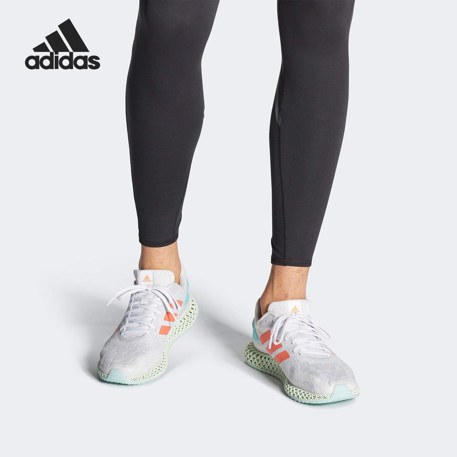 Adidas/阿迪达斯正品 4D Run 1.0 男女缓震透气运动跑步鞋 FW1230