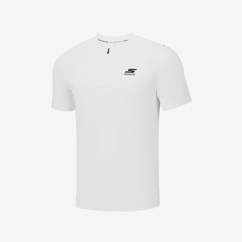 Skechers斯凯奇正品男吸湿套头针织短袖圆领速干T恤P226M012-0019